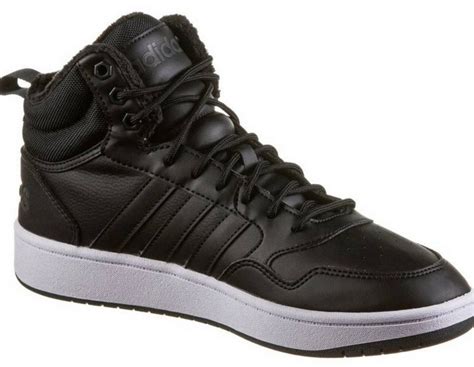 adidas sneaker hoops 3.0 mid wtr dunkelbraun/schwarz|adidas hoops shoes.